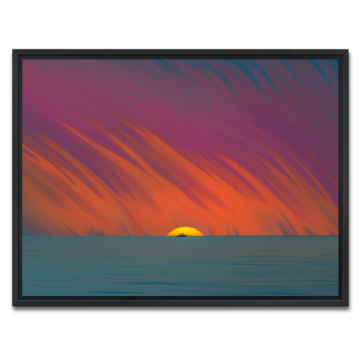 AUTO-MOCKUP WHITE | Time To Go | 1 Piece | Black Framed Canvas | group=4x3