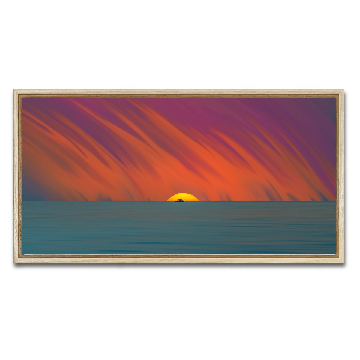 AUTO-MOCKUP WHITE | Time To Go | 1 Piece | Natural Framed Canvas | group=2x1