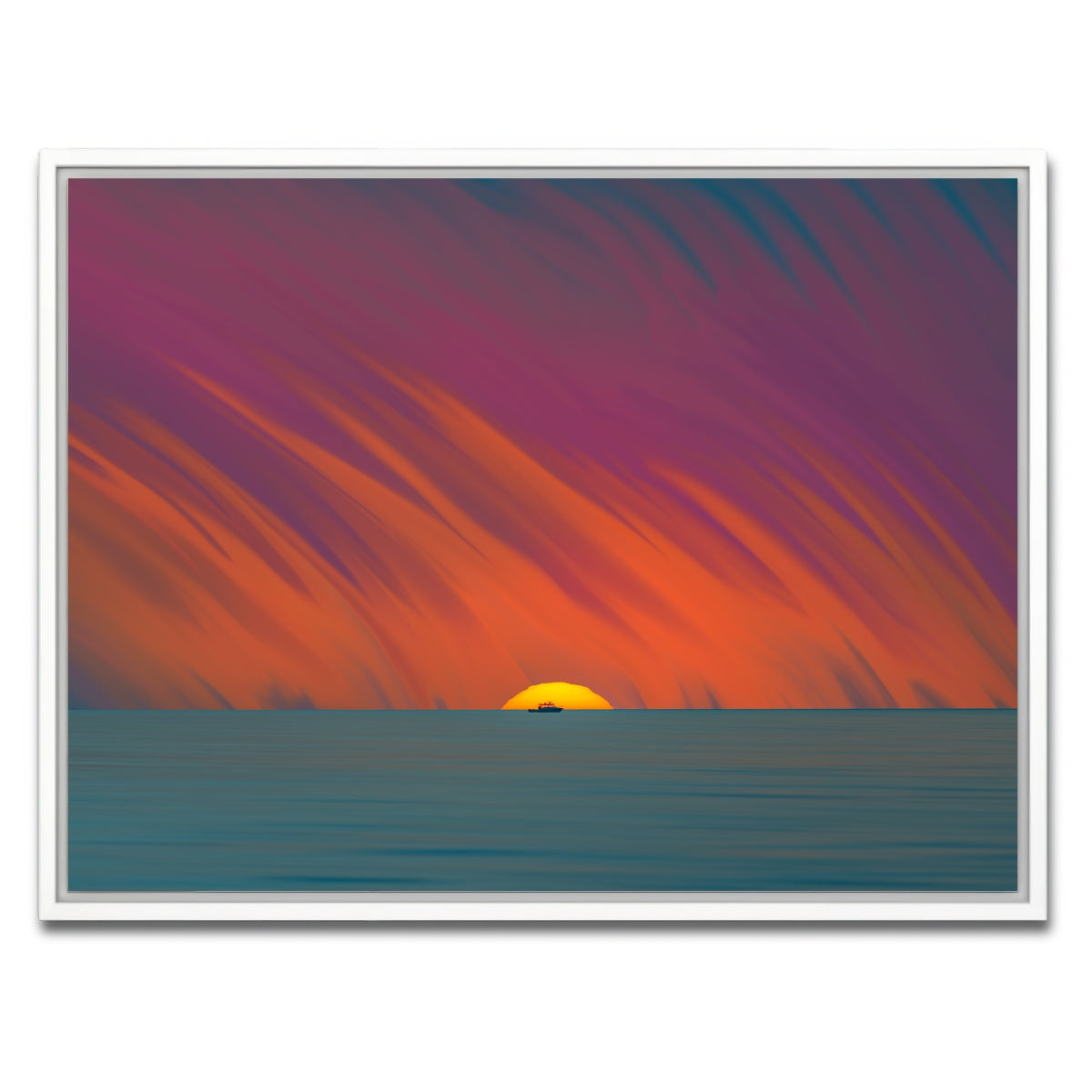 AUTO-MOCKUP WHITE | Time To Go | 1 Piece | White Framed Canvas | group=4x3