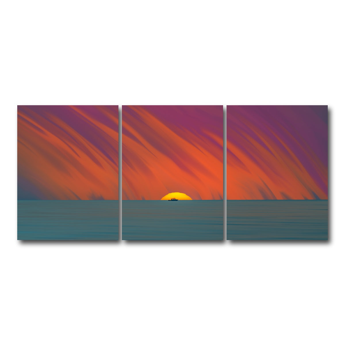 AUTO-MOCKUP WHITE | Time To Go | 3 Piece | Gallery Wrap Canvas | group=18x24