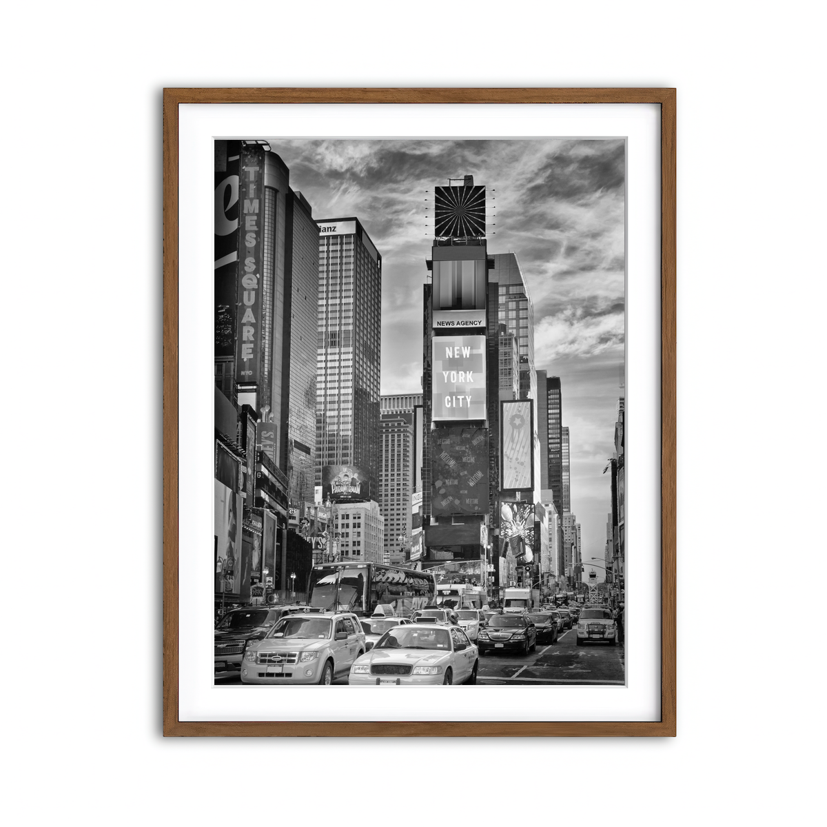 Framed Print 3x4 Walnut