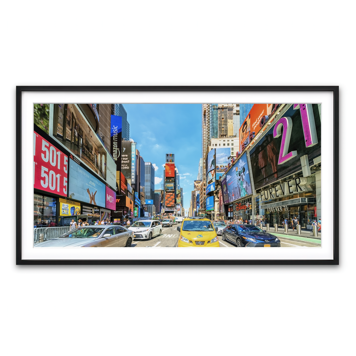 Framed Print 2x1 Black