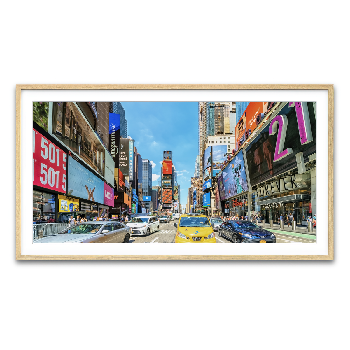 Framed Print 2x1 Natural