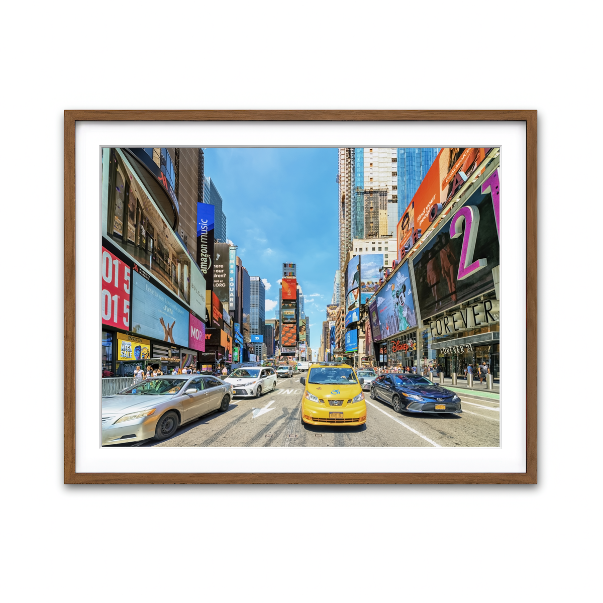 Framed Print 4x3 Walnut