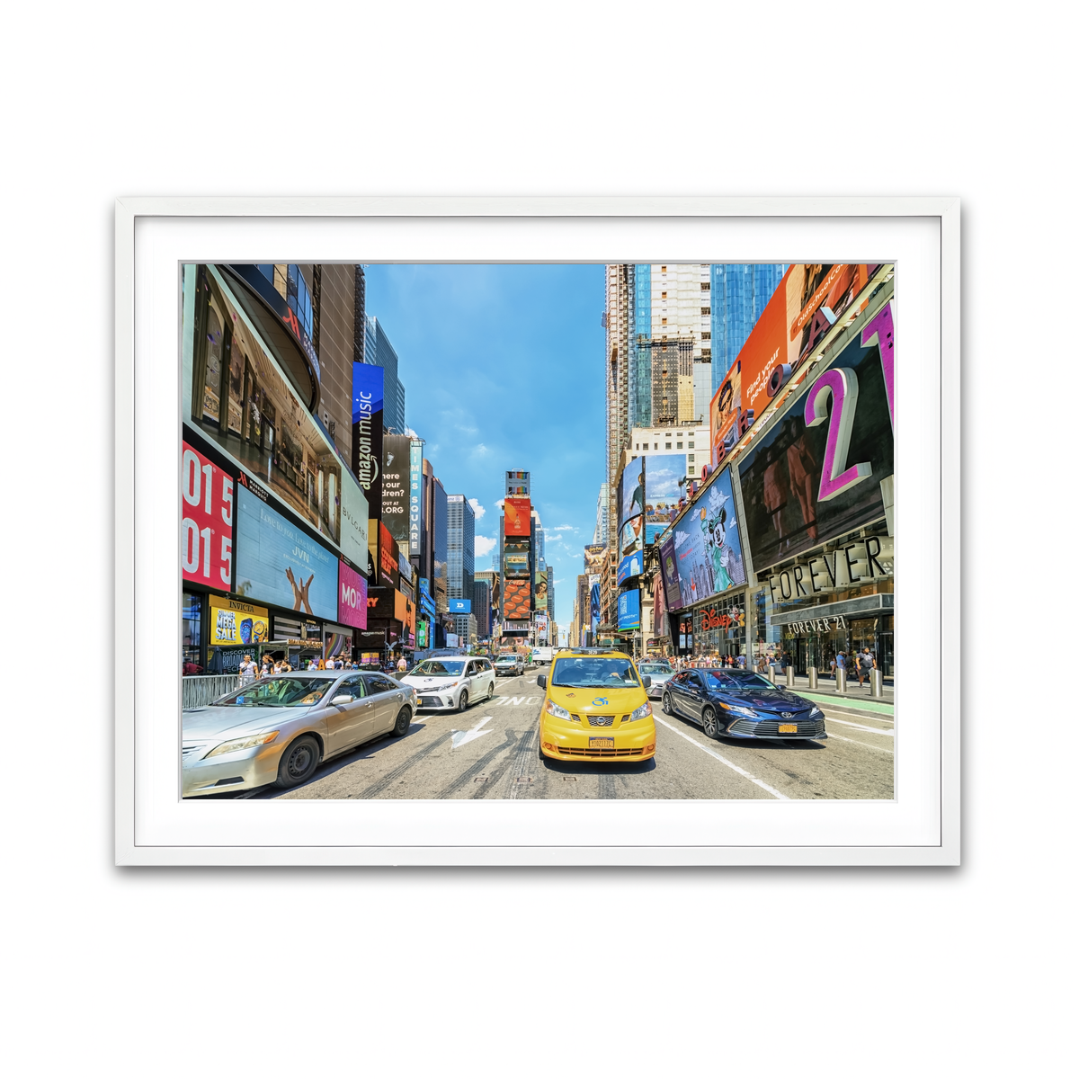 Framed Print 4x3 White