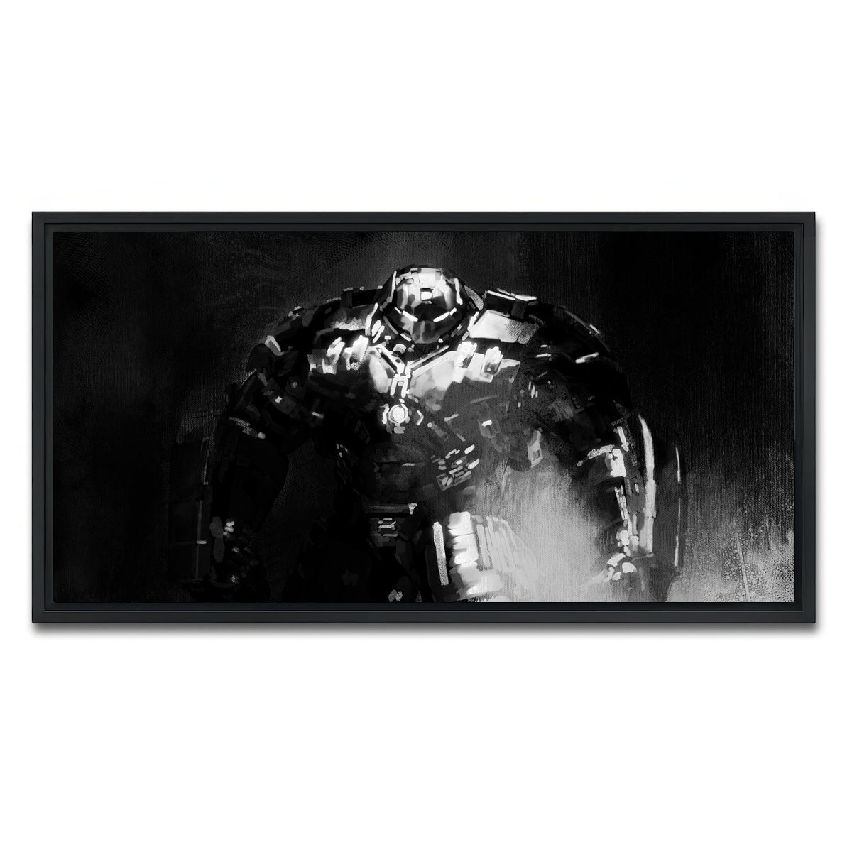 AUTO-MOCKUP WHITE | Tin Buster | 1 Piece | Black Framed Canvas | group=2x1