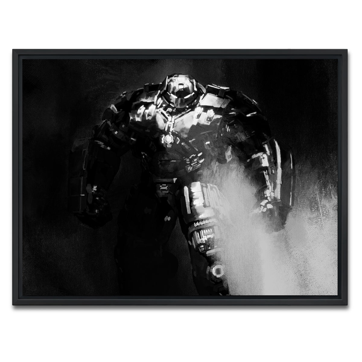 AUTO-MOCKUP WHITE | Tin Buster | 1 Piece | Black Framed Canvas | group=4x3