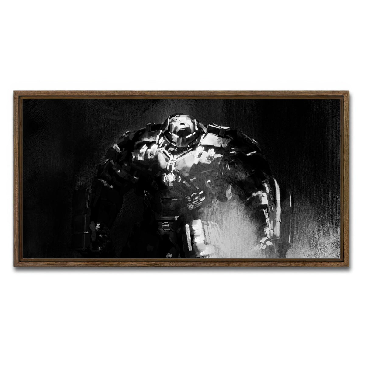 AUTO-MOCKUP WHITE | Tin Buster | 1 Piece | Walnut Framed Canvas | group=2x1