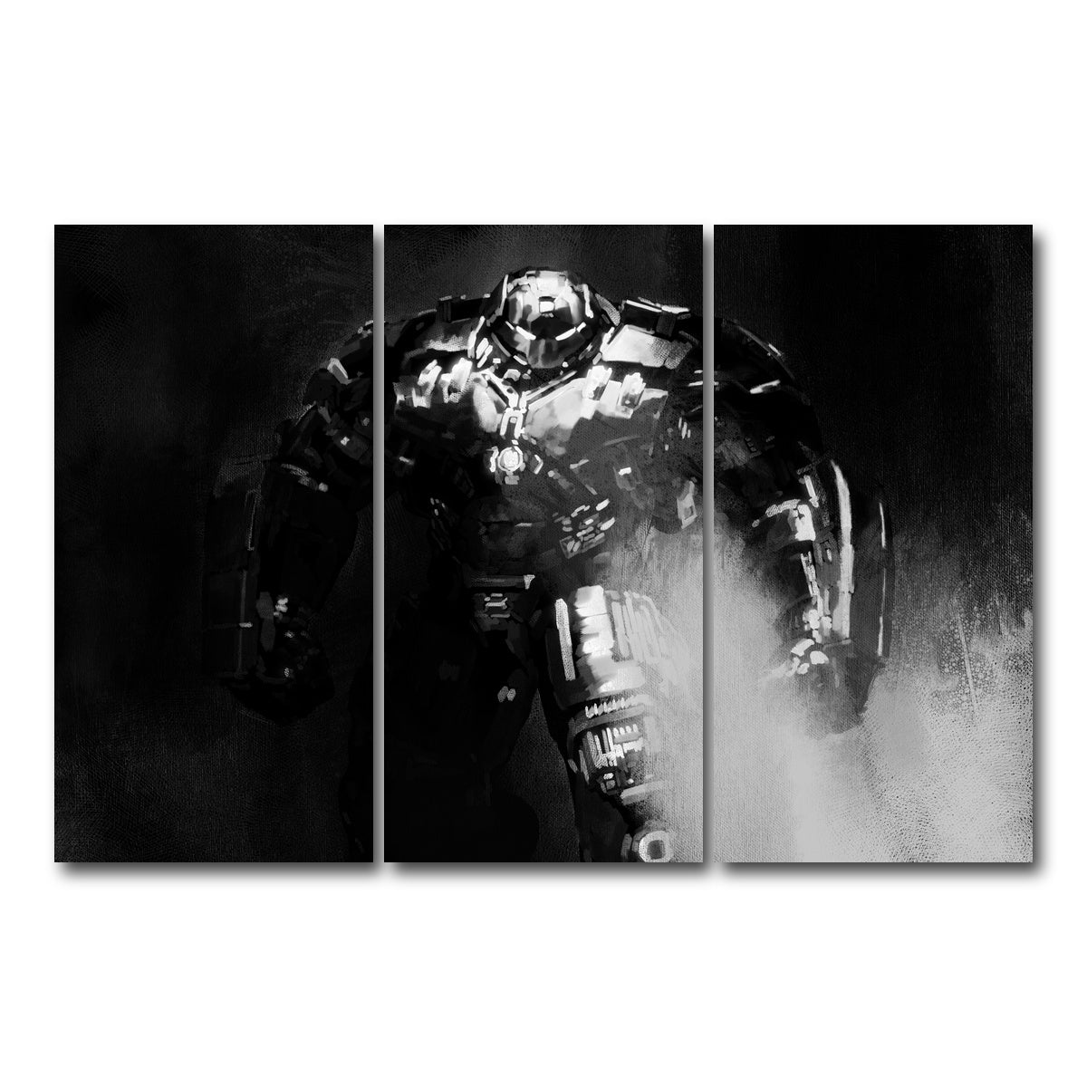 AUTO-MOCKUP WHITE | Tin Buster | 3 Piece | Gallery Wrap Canvas | group=12x24