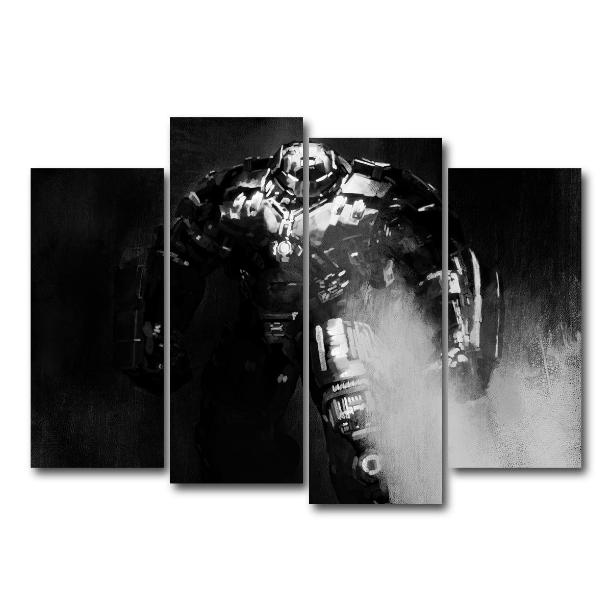 AUTO-MOCKUP WHITE | Tin Buster | 4 Piece | Gallery Wrap Canvas | group=4_normal