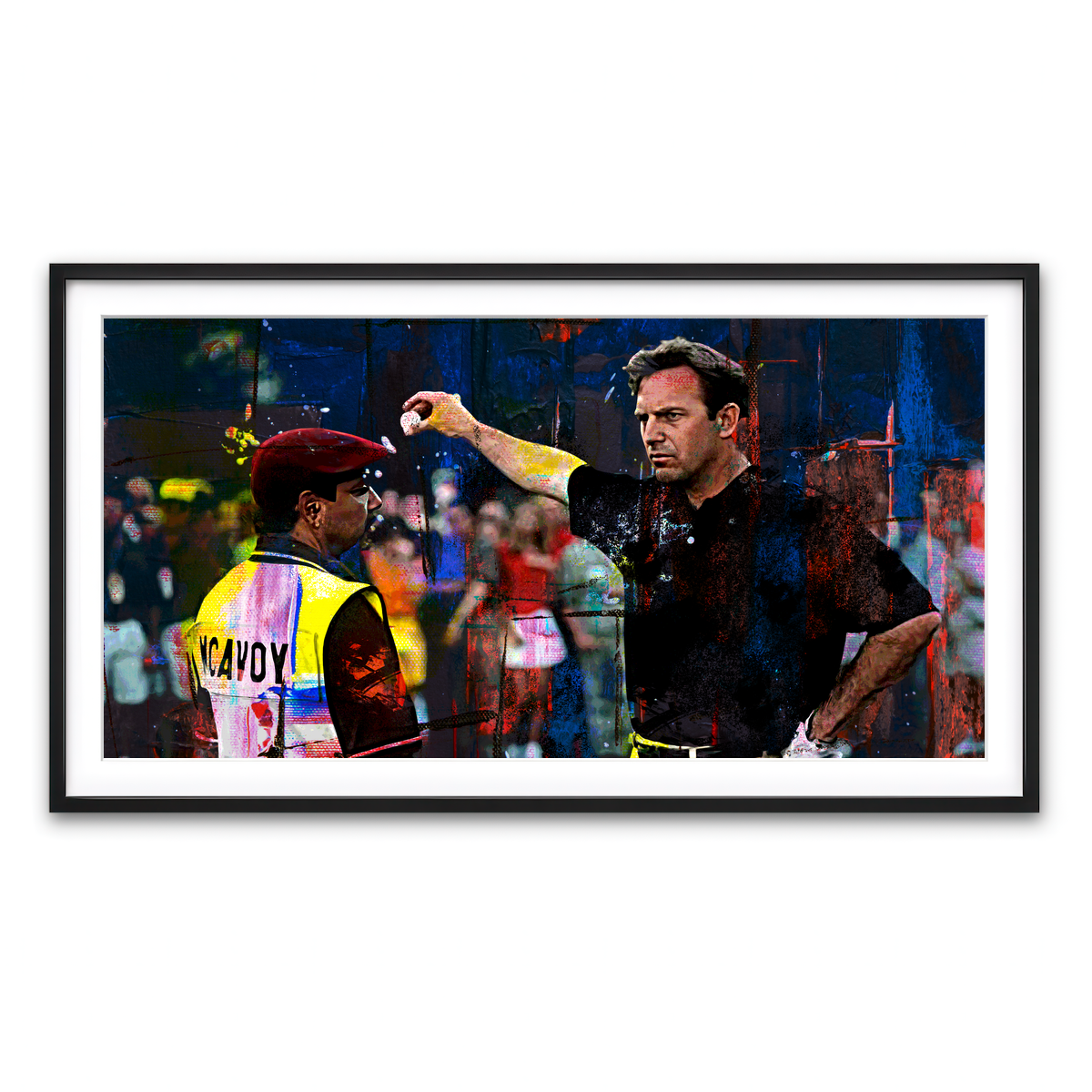 Framed Print 2x1 Black