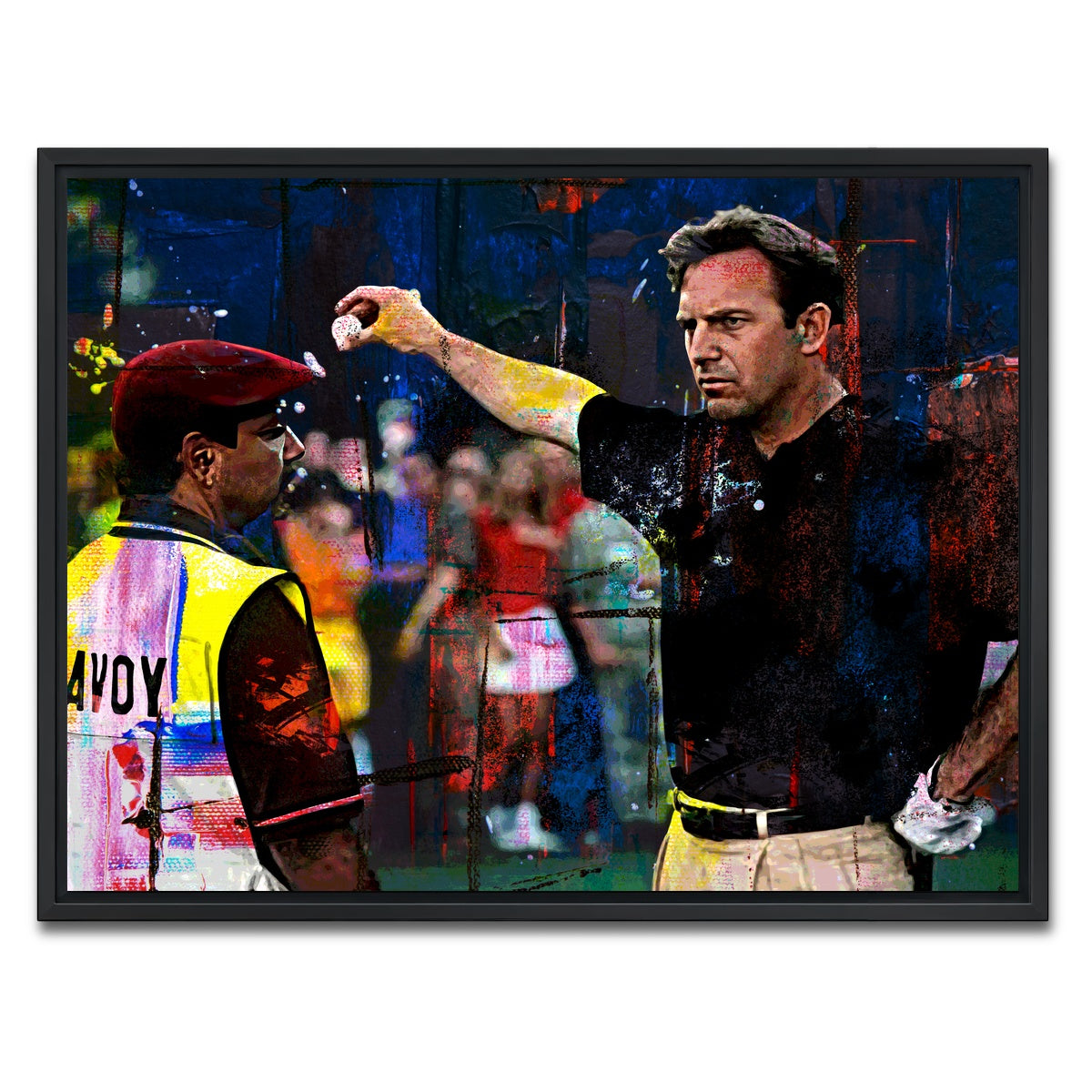 AUTO-MOCKUP WHITE | Tin Cup Final Hole | 1 Piece | Black Framed Canvas | group=4x3