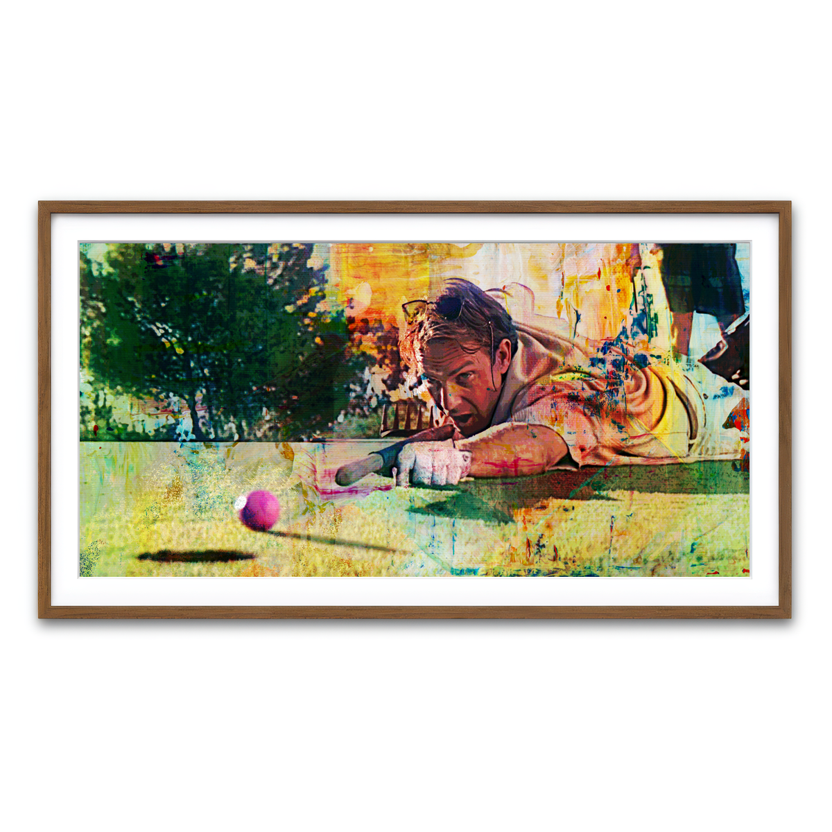 Framed Print 2x1 Walnut