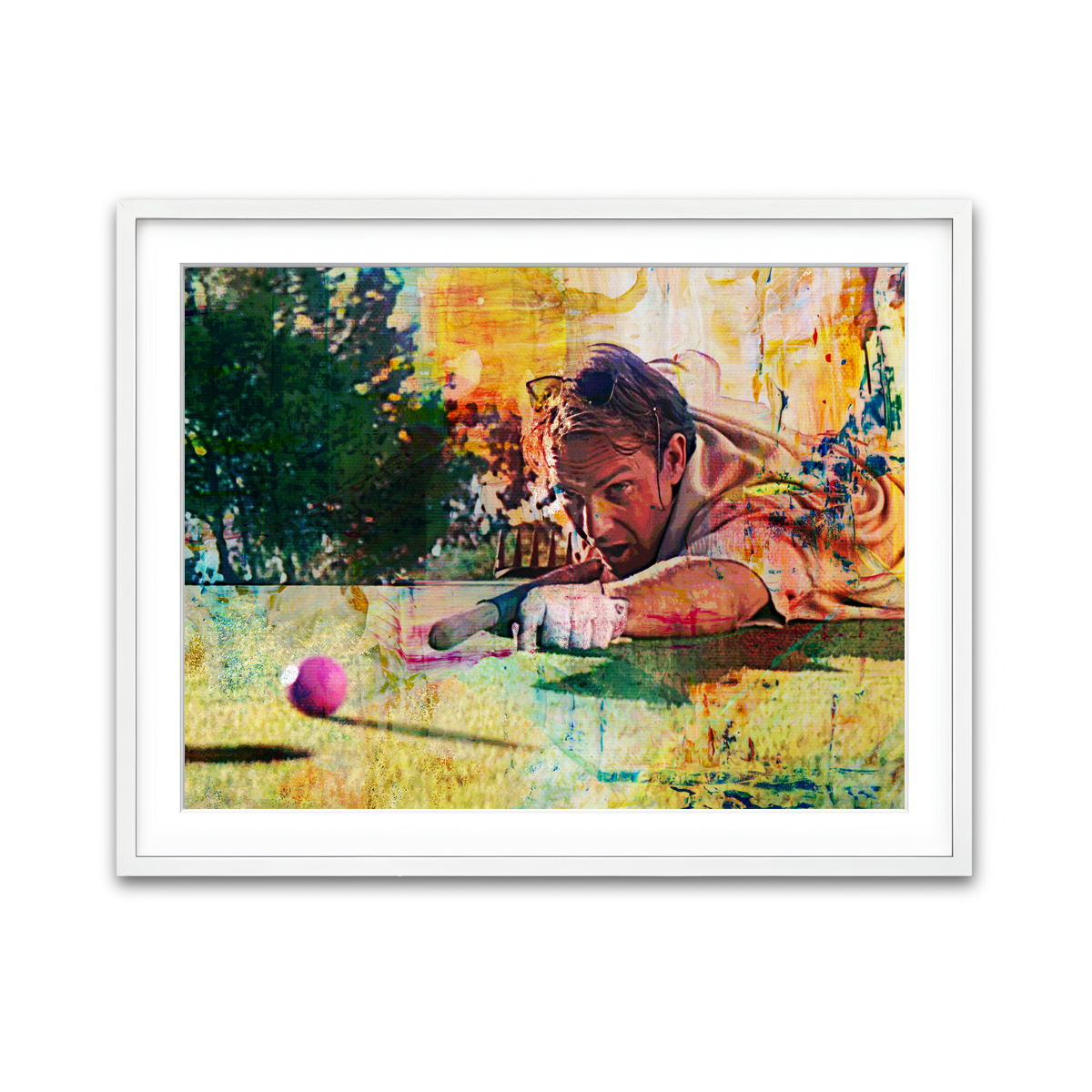 Framed Print 4x3 White