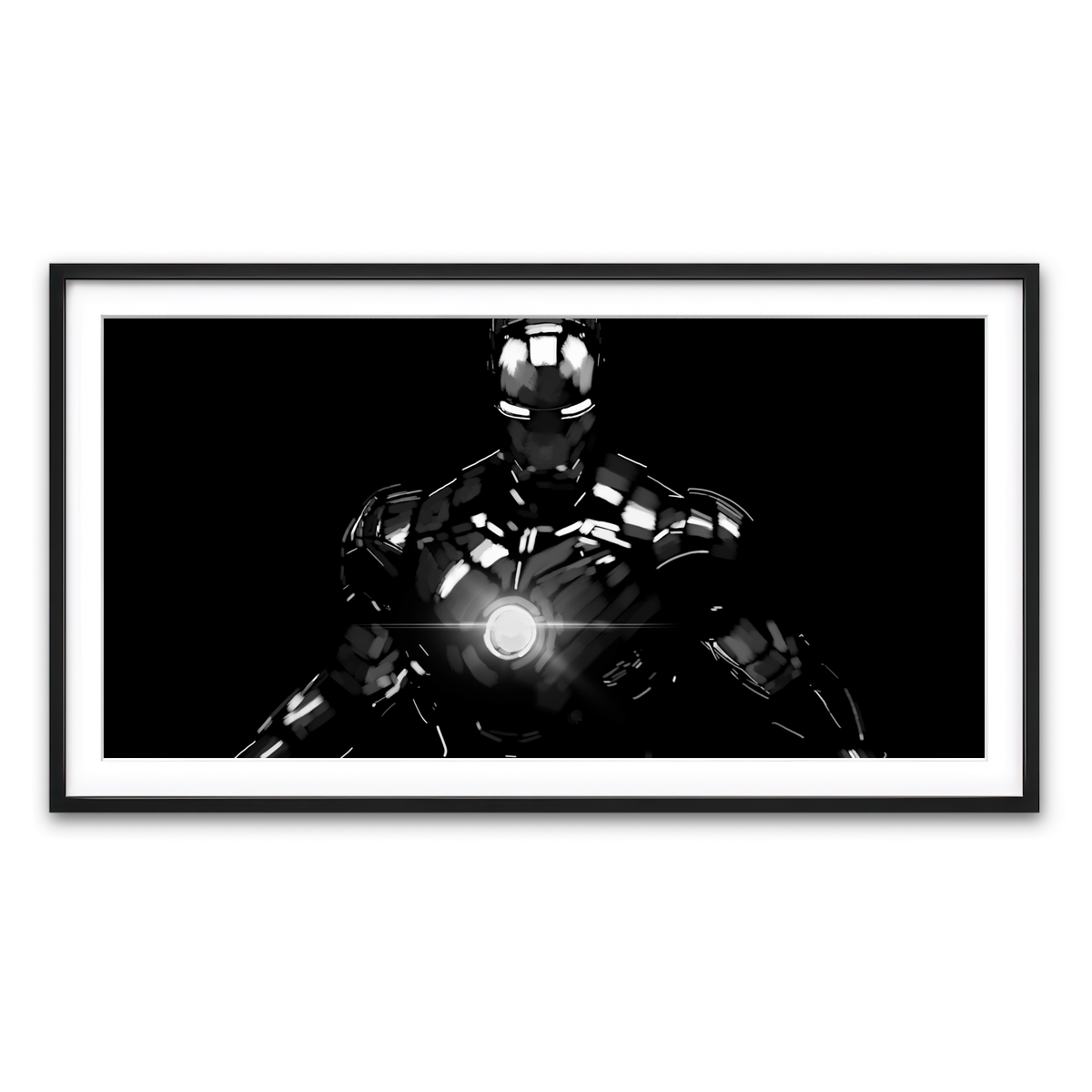 Framed Print 2x1 Black