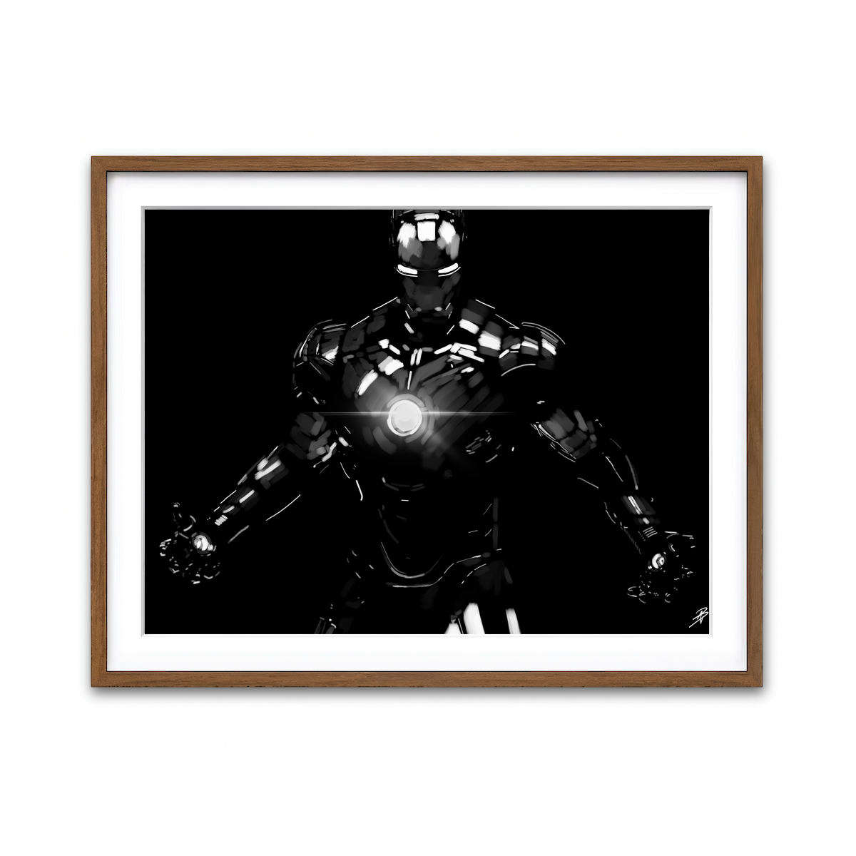 Framed Print 4x3 Walnut