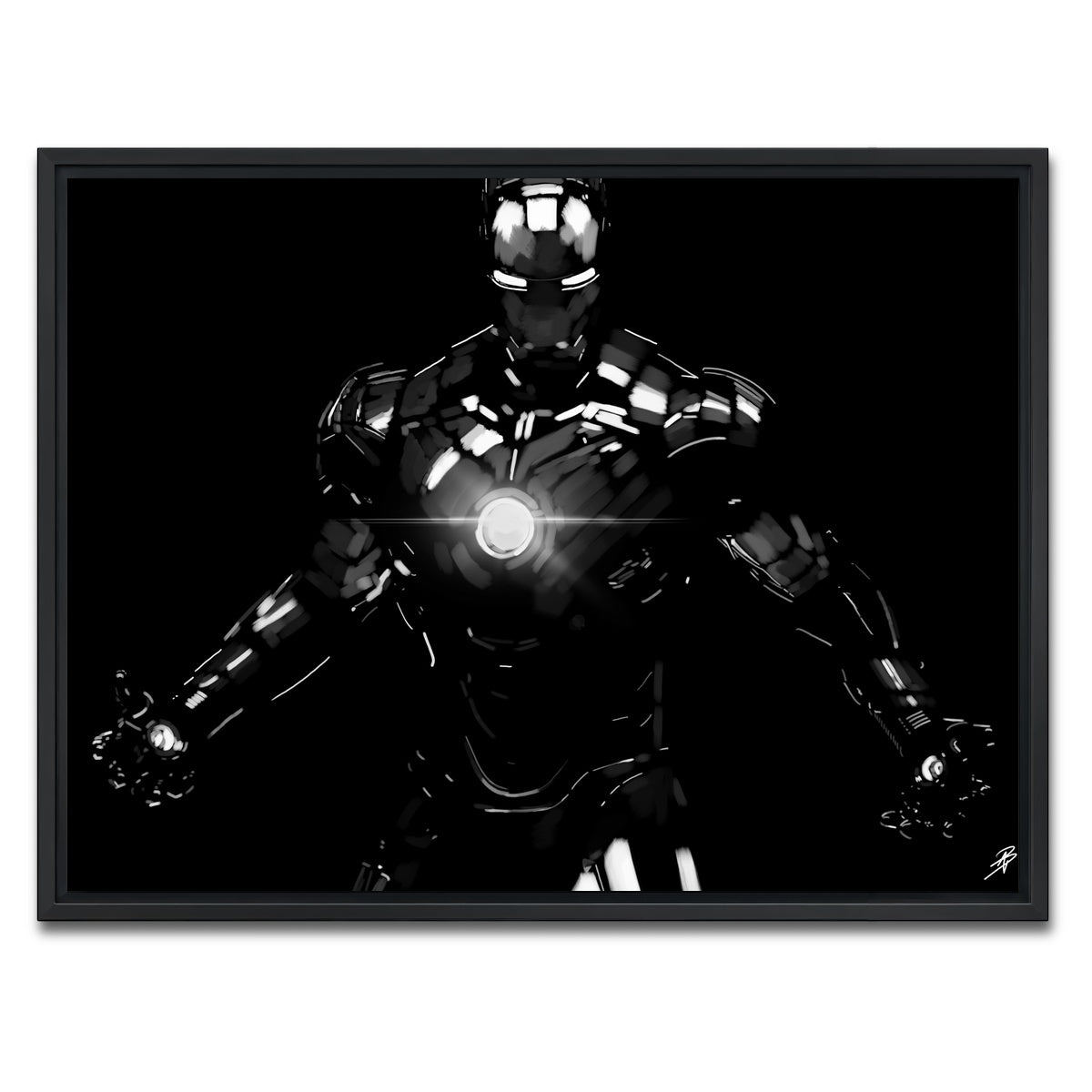 AUTO-MOCKUP WHITE | Tin Man | 1 Piece | Black Framed Canvas | group=4x3