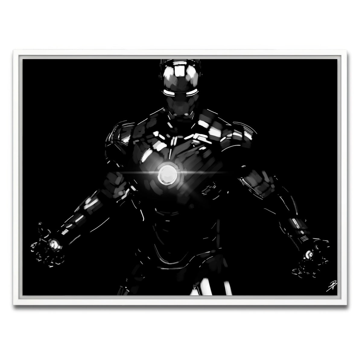 AUTO-MOCKUP WHITE | Tin Man | 1 Piece | White Framed Canvas | group=4x3