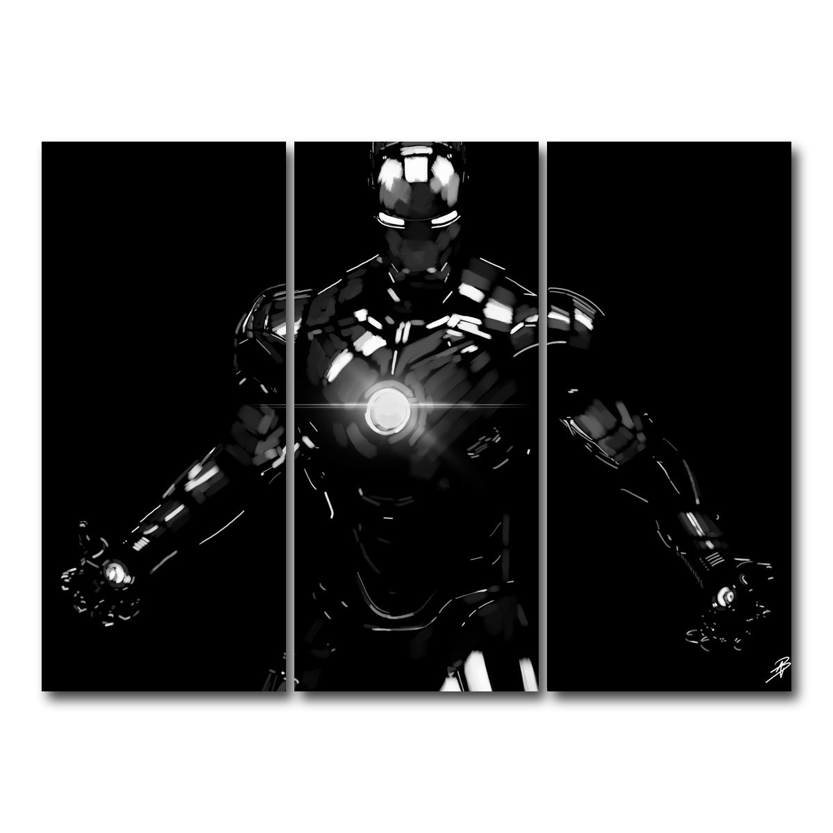 AUTO-MOCKUP WHITE | Tin Man | 3 Piece | Gallery Wrap Canvas | group=8x18
