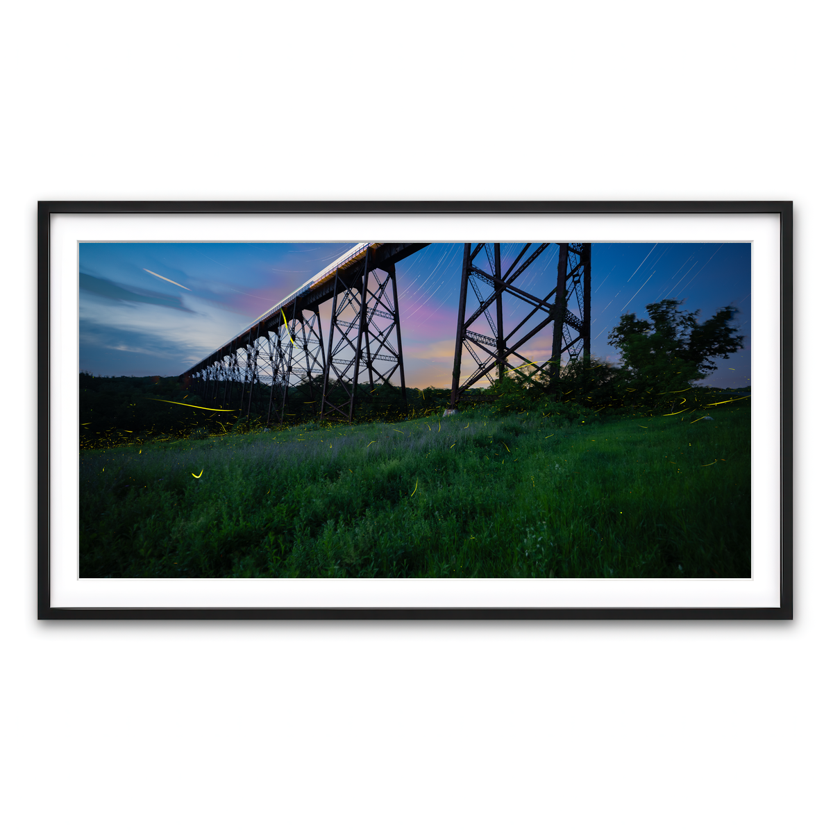 Framed Print 2x1 Black