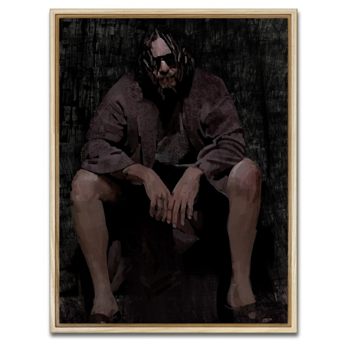 AUTO-MOCKUP WHITE | Toilet Dude | 1 Piece | Natural Framed Canvas | group=3x4