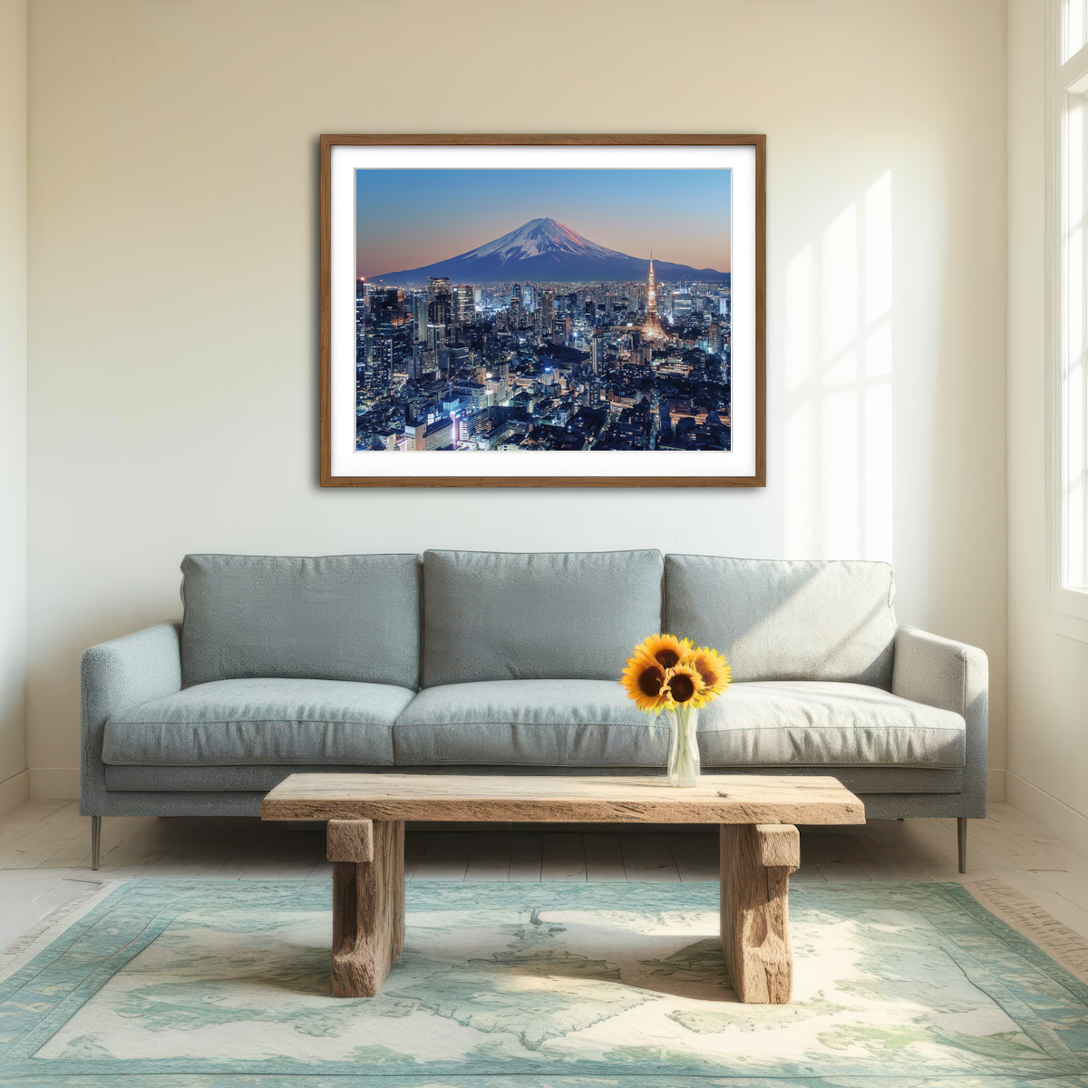 AUTO-MOCKUP ROOM | Tokyo City Wall Art