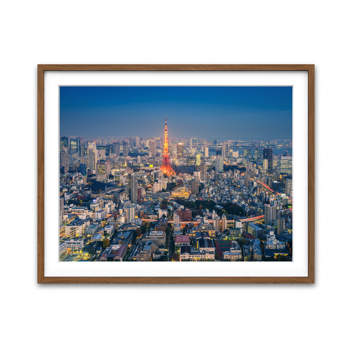 Framed Print 4x3 Walnut