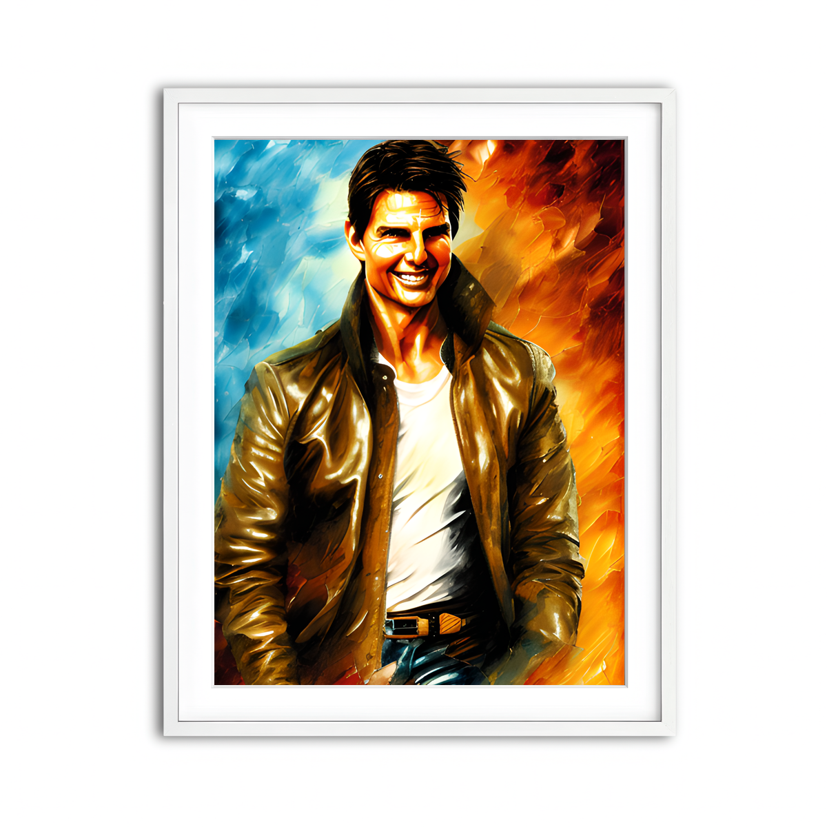 Framed Print 3x4 White