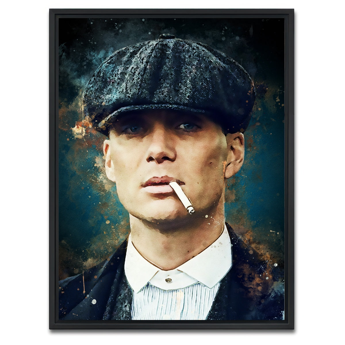 AUTO-MOCKUP WHITE | Tom Shelby | 1 Piece | Black Framed Canvas | group=3x4