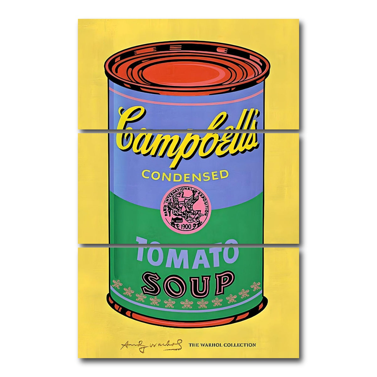 AUTO-MOCKUP WHITE | Tomato Soup III | 3 Piece | Gallery Wrap Canvas | group=12x24_stacked