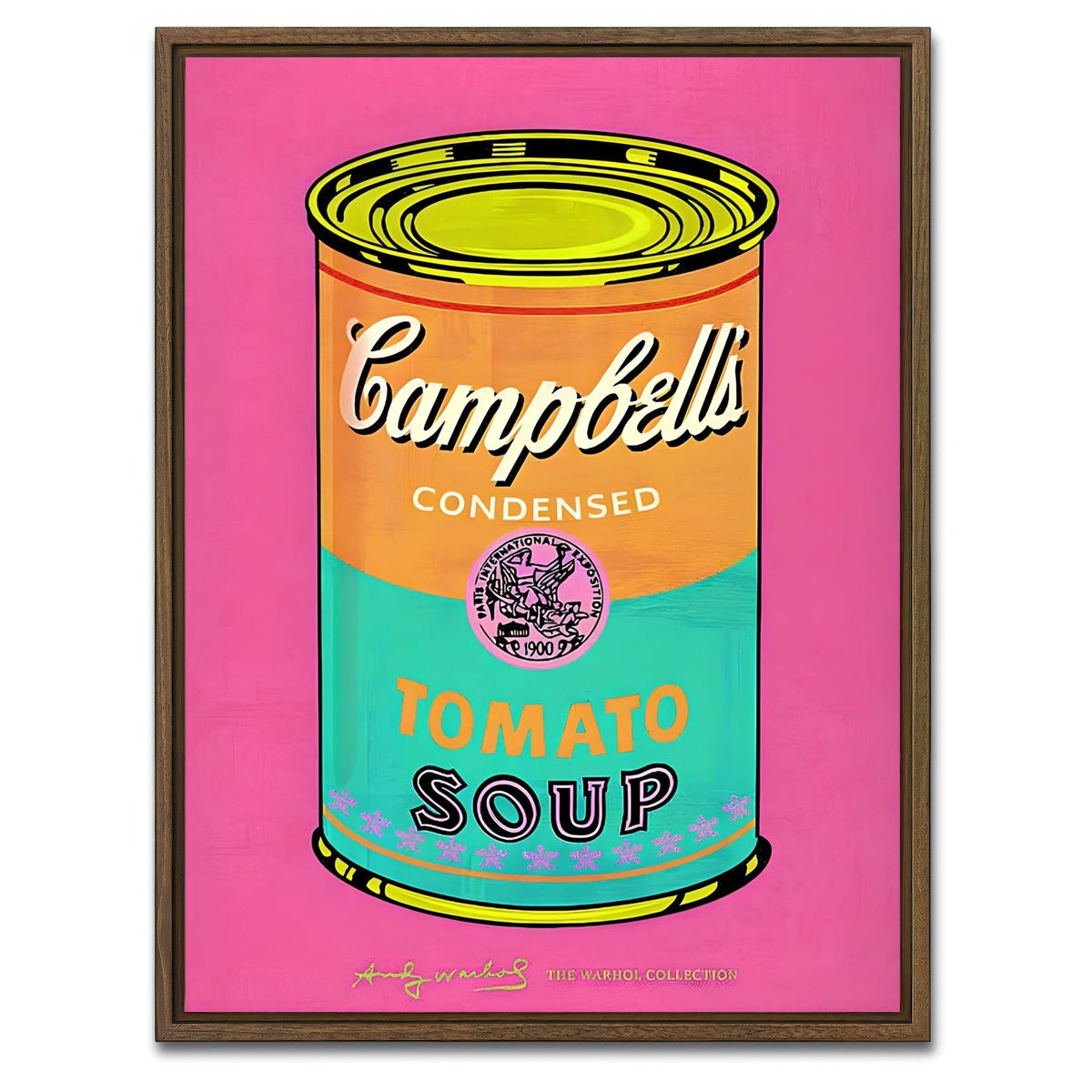 AUTO-MOCKUP WHITE | Tomato Soup II | 1 Piece | Walnut Framed Canvas | group=3x4