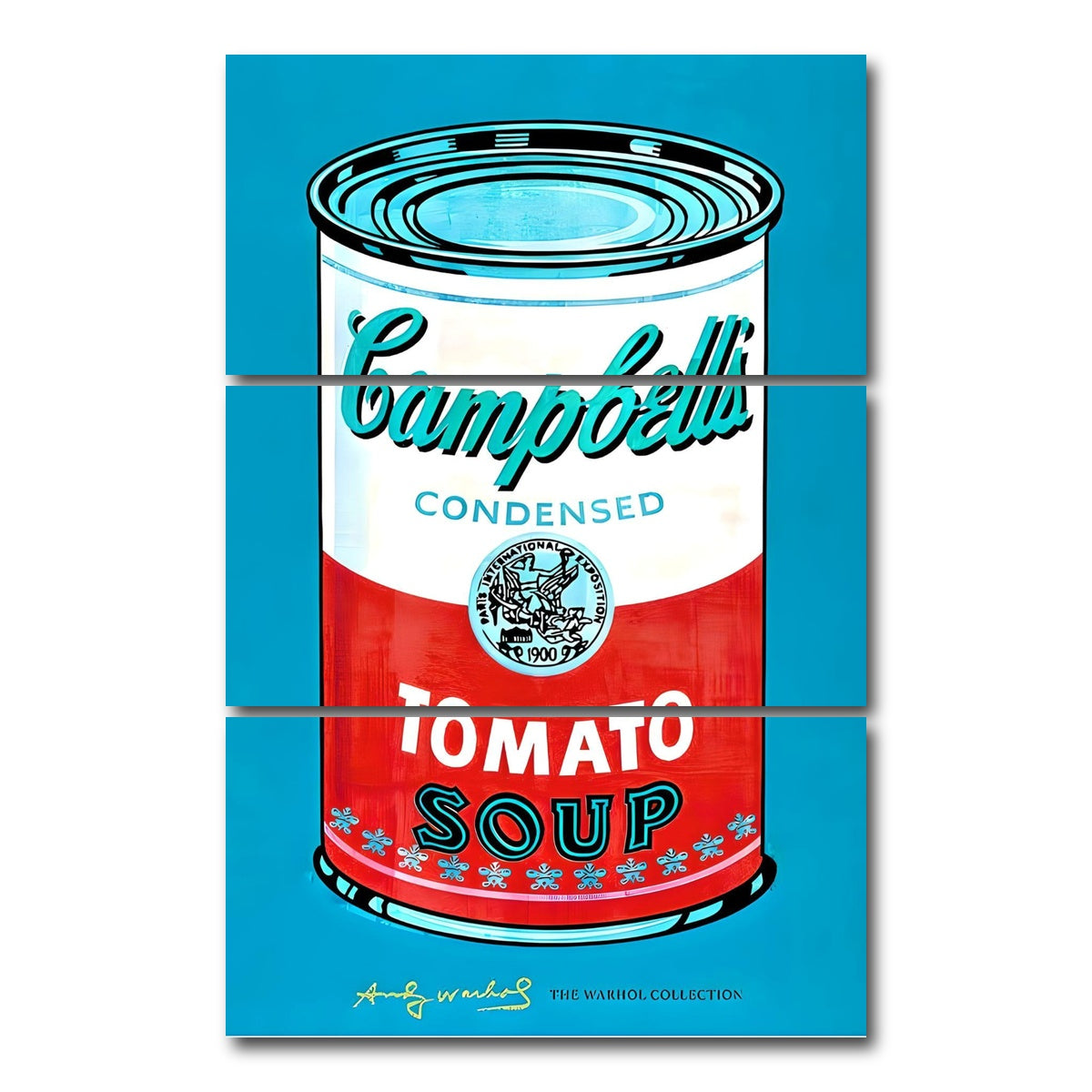AUTO-MOCKUP WHITE | Tomato Soup I | 3 Piece | Gallery Wrap Canvas | group=12x24_stacked