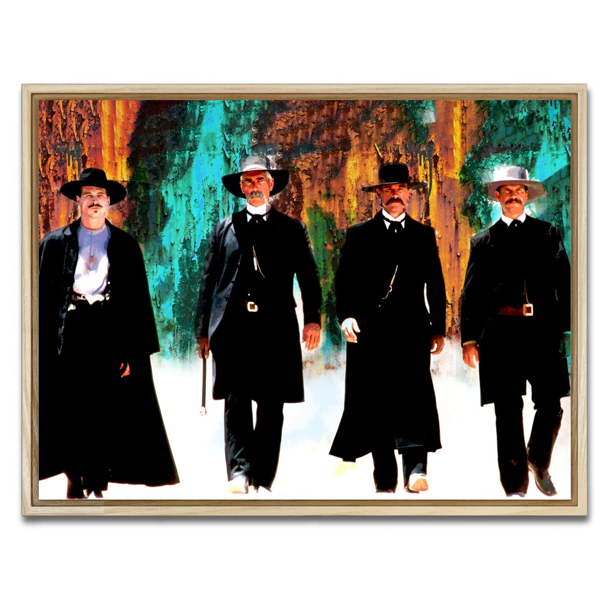 AUTO-MOCKUP WHITE | Tombstone Modern | 1 Piece | Natural Framed Canvas | group=4x3