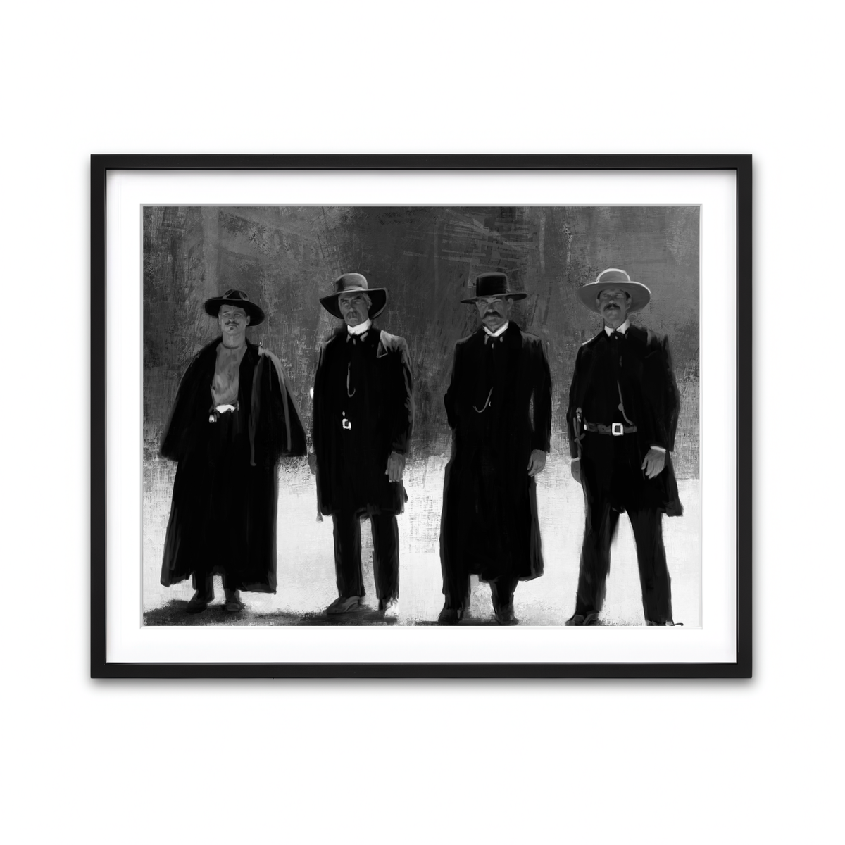 Framed Print 4x3 Black