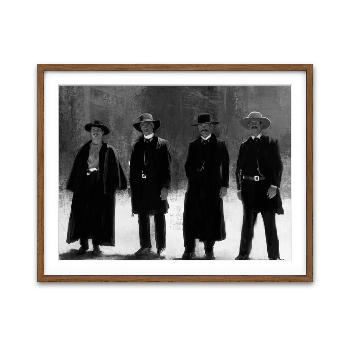 Framed Print 4x3 Walnut