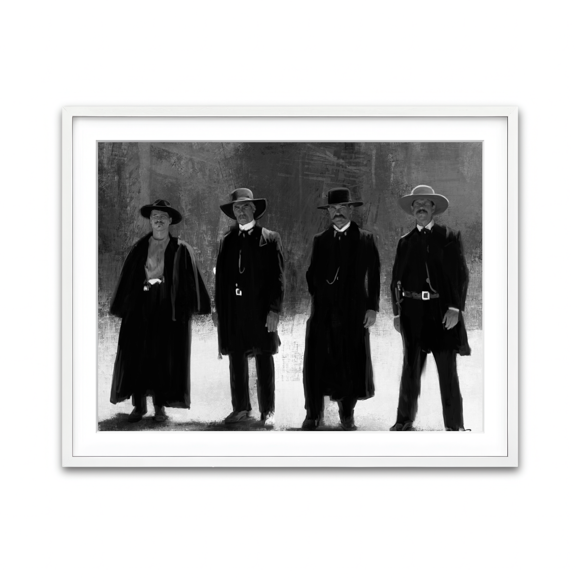 Framed Print 4x3 White