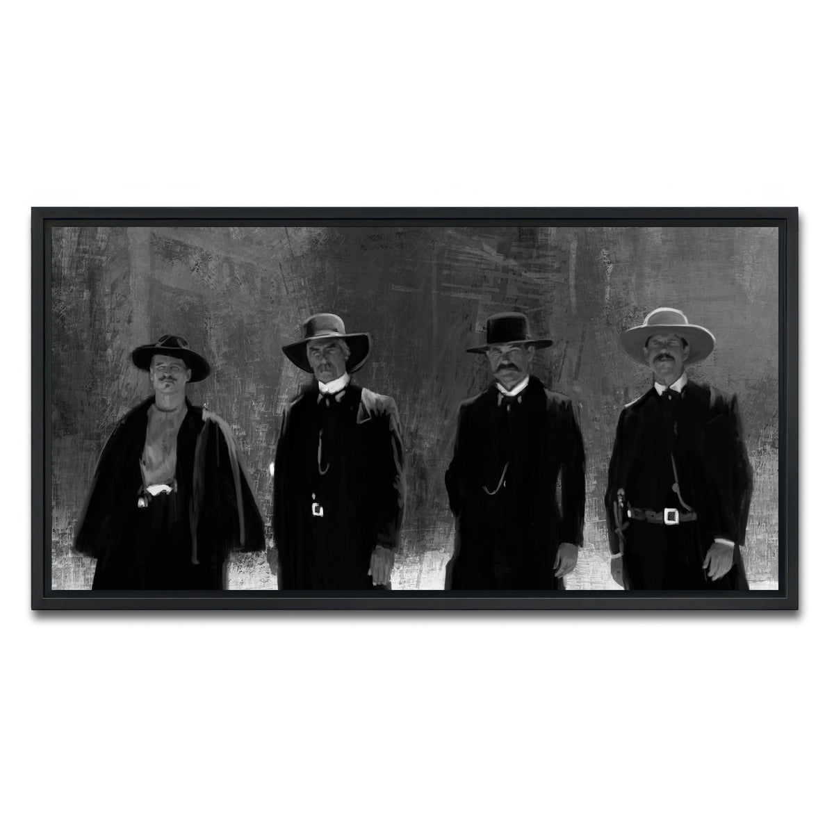 AUTO-MOCKUP WHITE | Tombstone Outlaws | 1 Piece | Black Framed Canvas | group=2x1