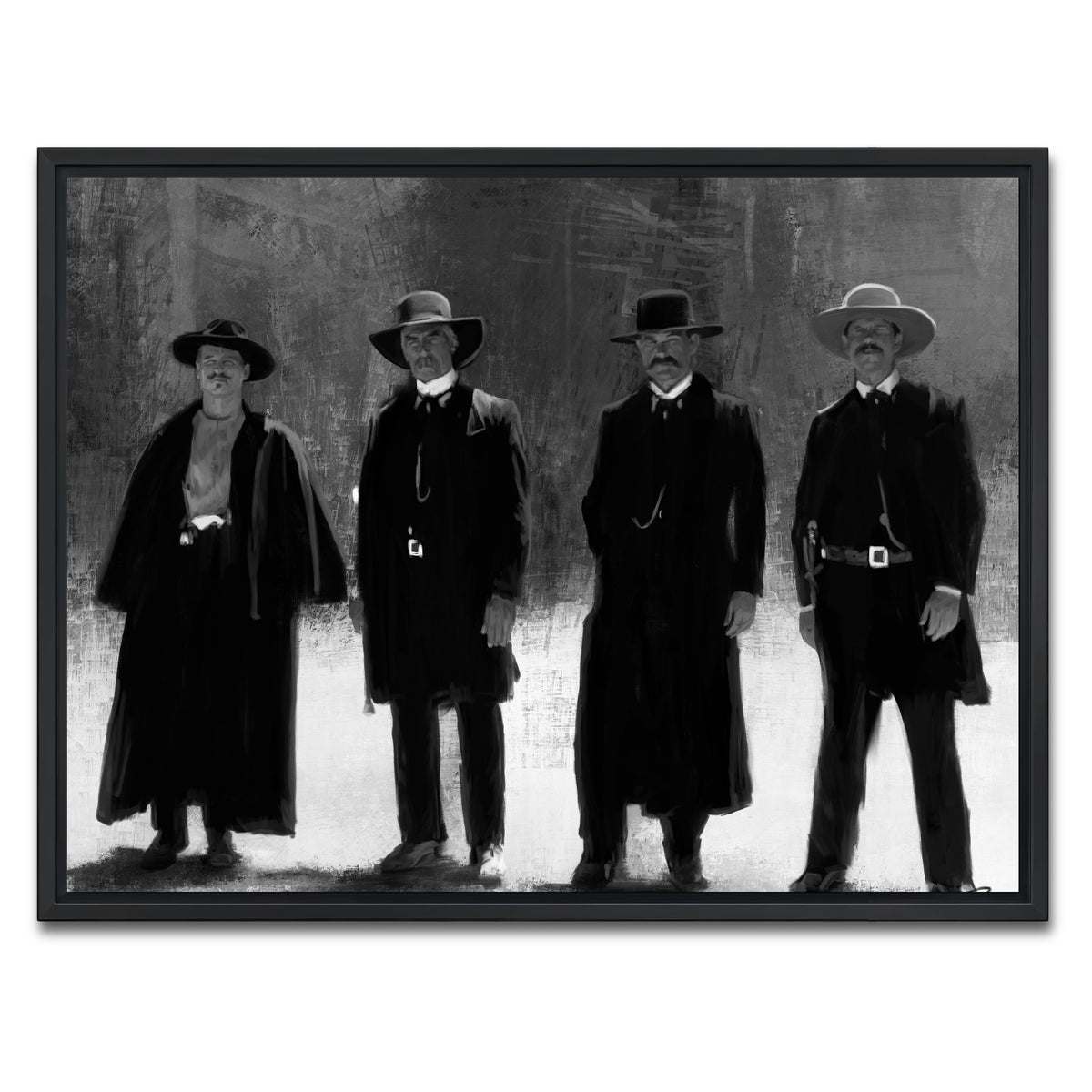 AUTO-MOCKUP WHITE | Tombstone Outlaws | 1 Piece | Black Framed Canvas | group=4x3