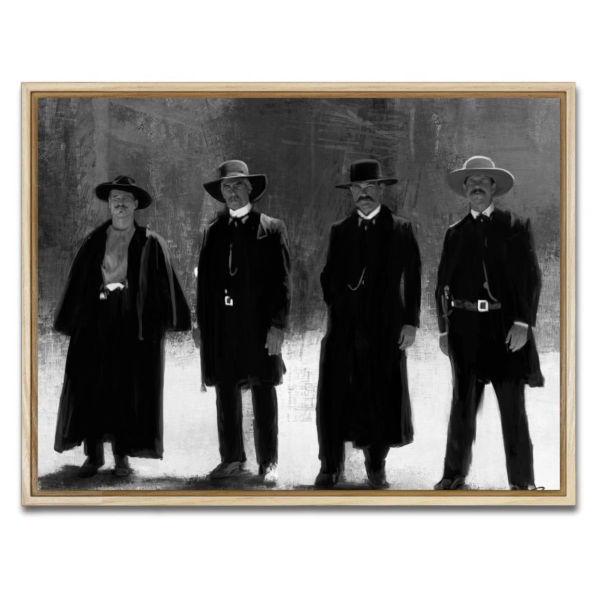 AUTO-MOCKUP WHITE | Tombstone Outlaws | 1 Piece | Natural Framed Canvas | group=4x3