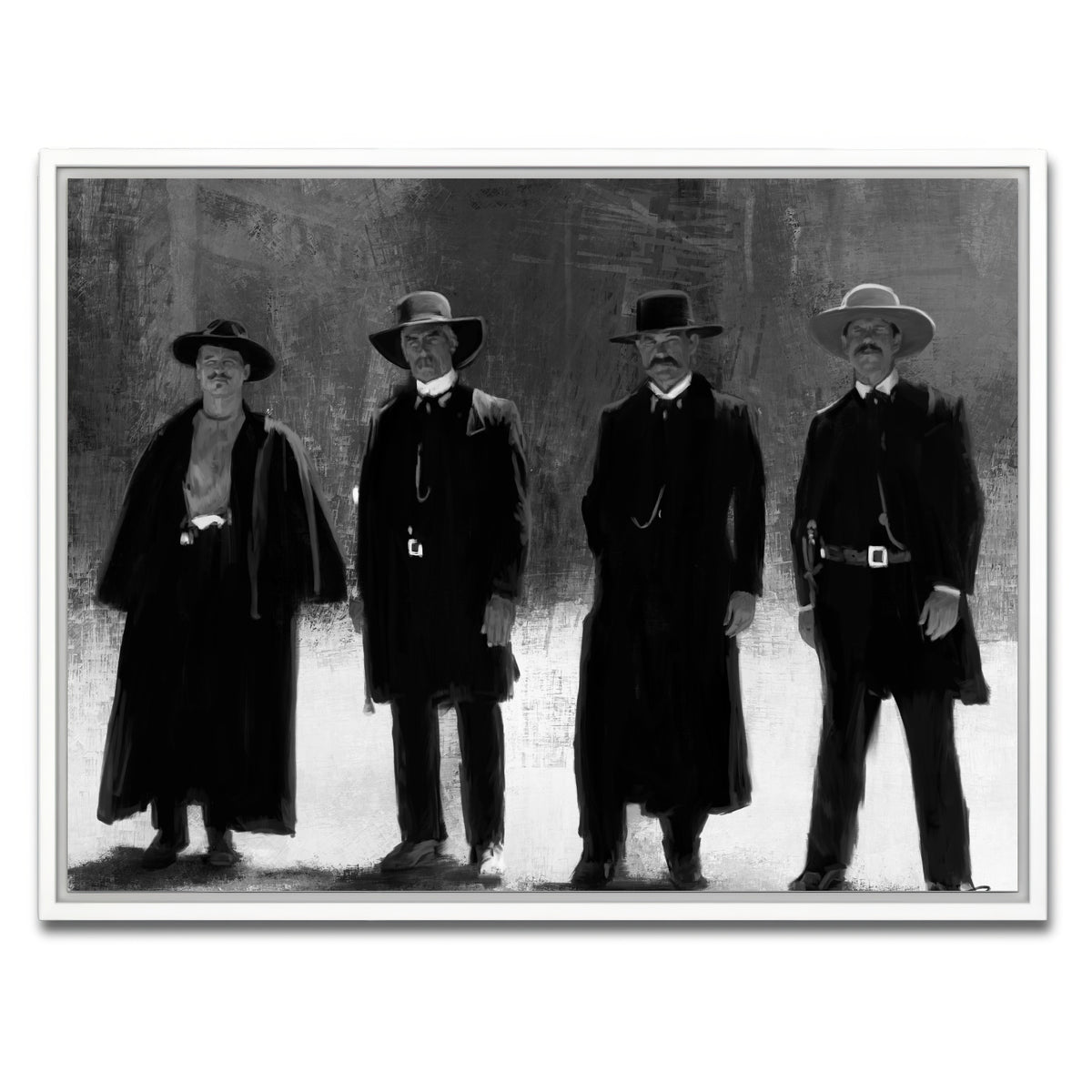 AUTO-MOCKUP WHITE | Tombstone Outlaws | 1 Piece | White Framed Canvas | group=4x3