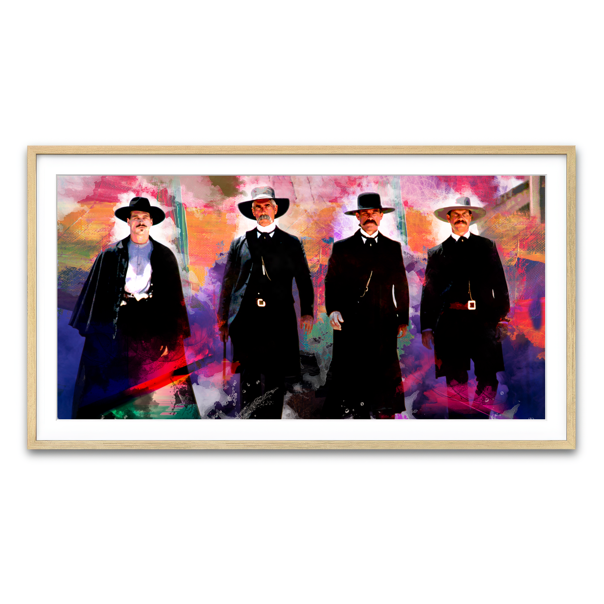 Framed Print 2x1 Natural