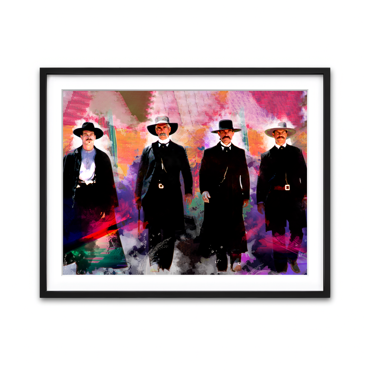 Framed Print 4x3 Black