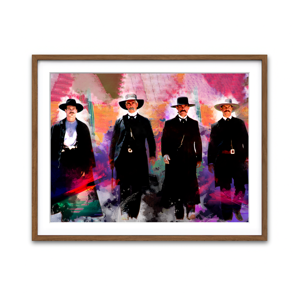 Framed Print 4x3 Walnut