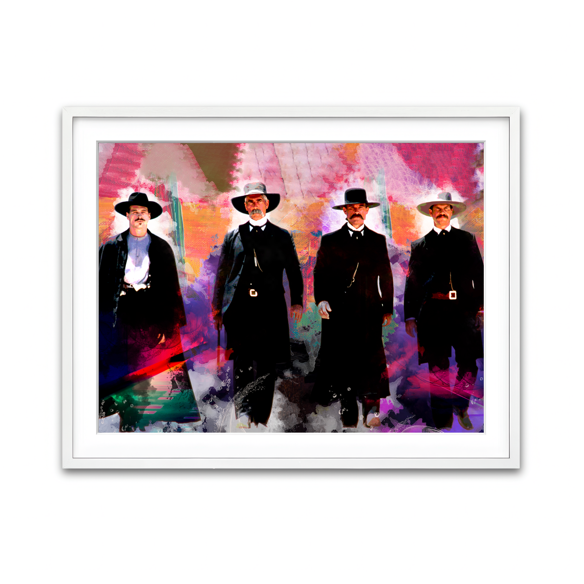 Framed Print 4x3 White