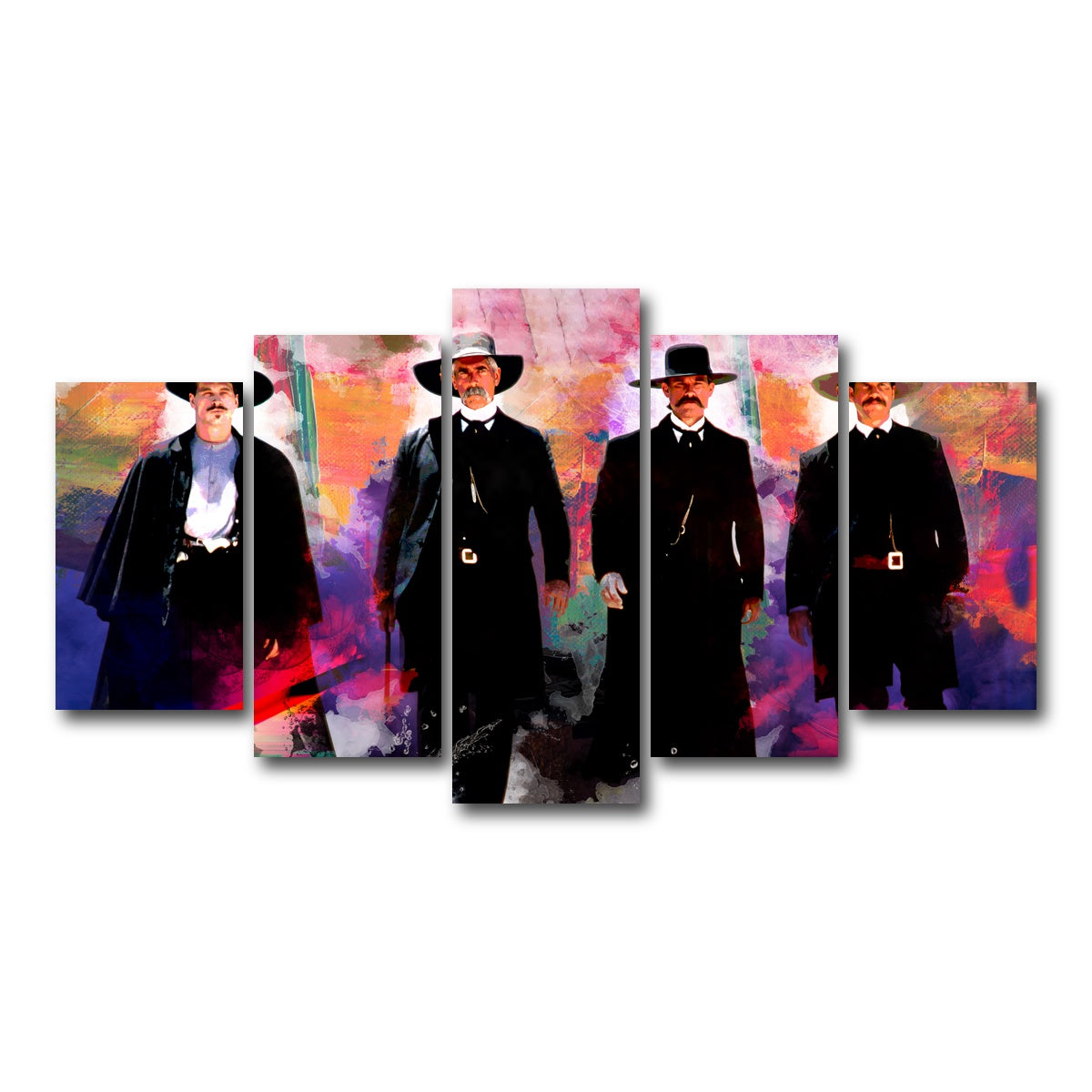 AUTO-MOCKUP WHITE | Tombstone Pastel | 5 Piece | Gallery Wrap Canvas | group=5_normal