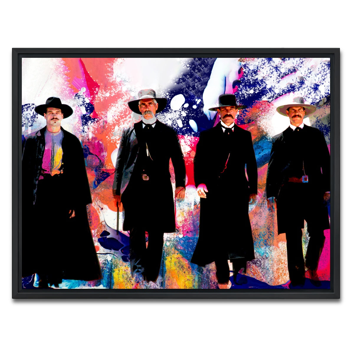 AUTO-MOCKUP WHITE | Tombstone Retro | 1 Piece | Black Framed Canvas | group=4x3