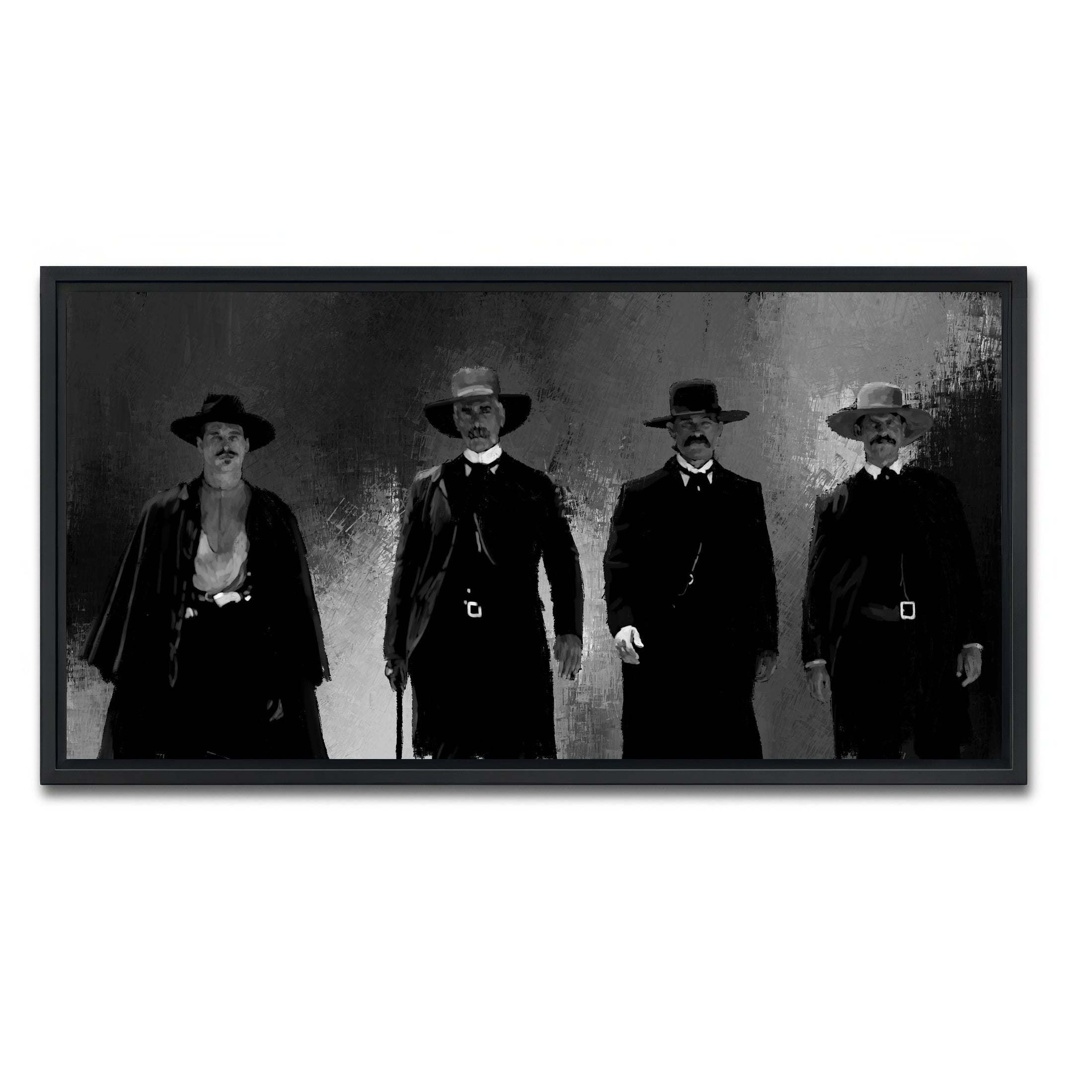 AUTO-MOCKUP WHITE | Tombstone | 1 Piece | Black Frame | group=2x1