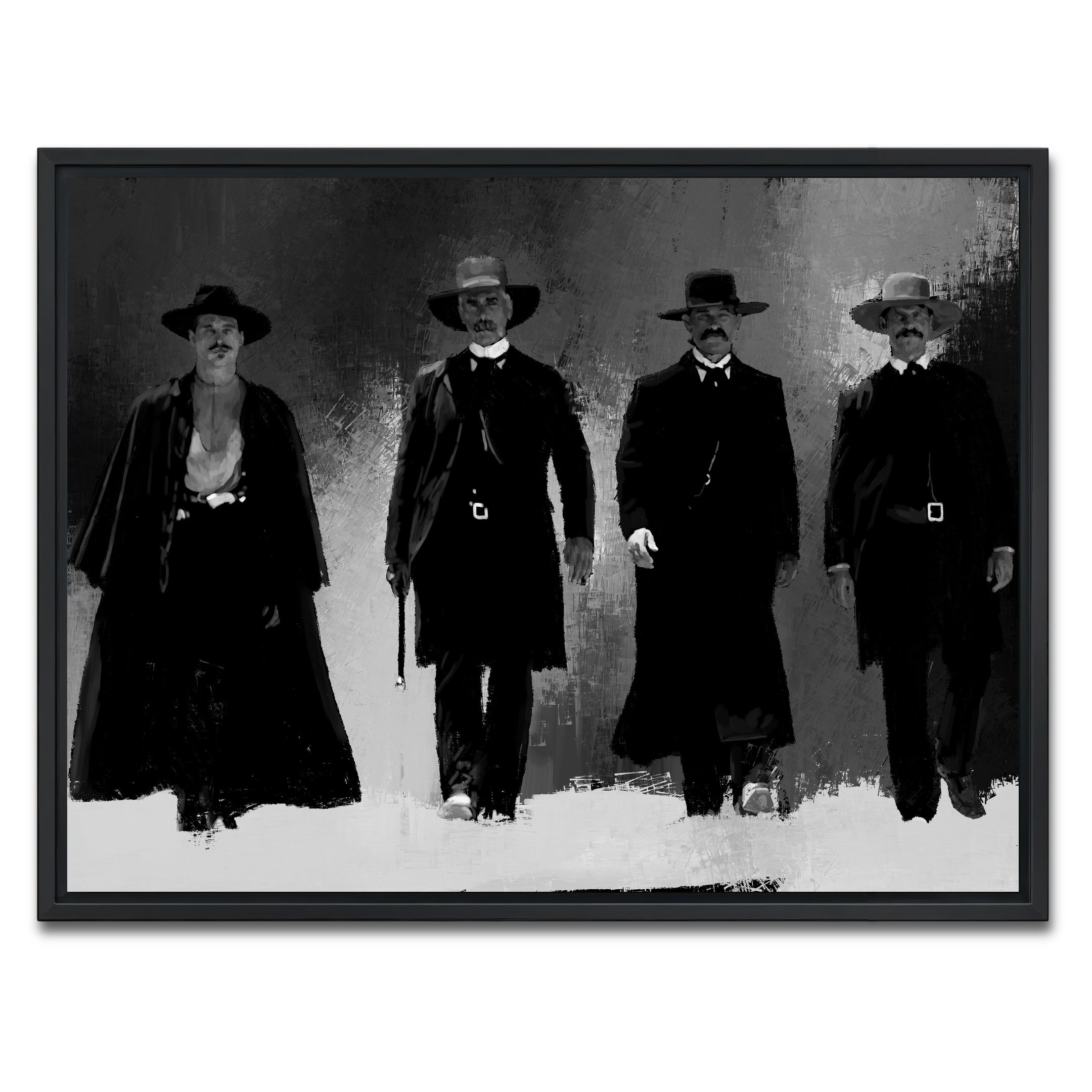 AUTO-MOCKUP WHITE | Tombstone | 1 Piece | Black Frame | group=4x3