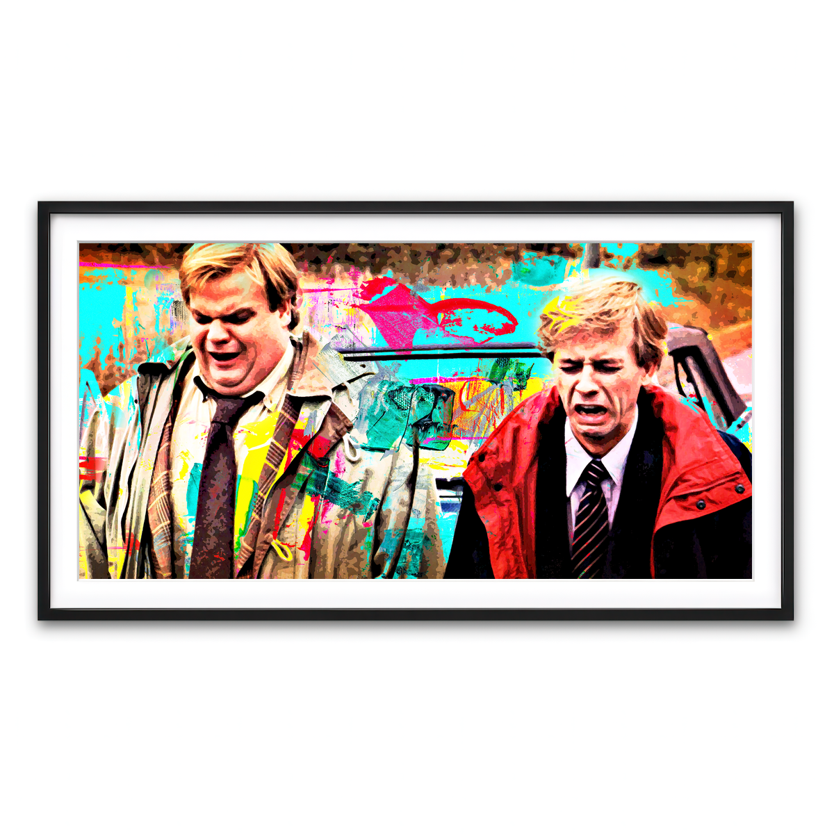 Framed Print 2x1 Black