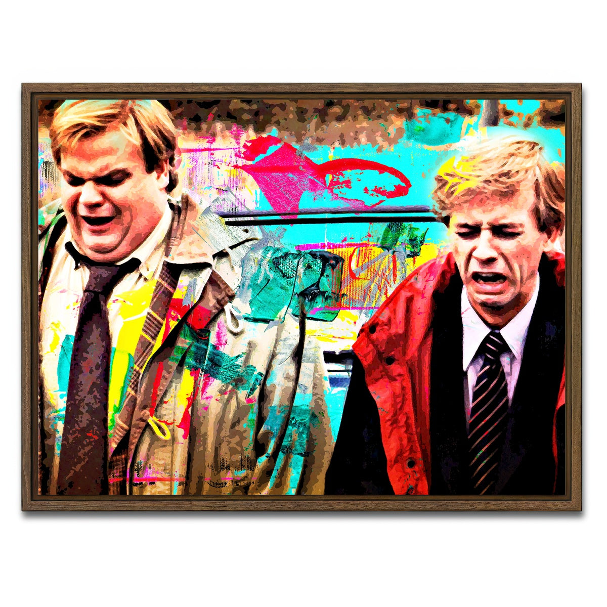 AUTO-MOCKUP WHITE | Tommy Boy | 1 Piece | Walnut Framed Canvas | group=4x3